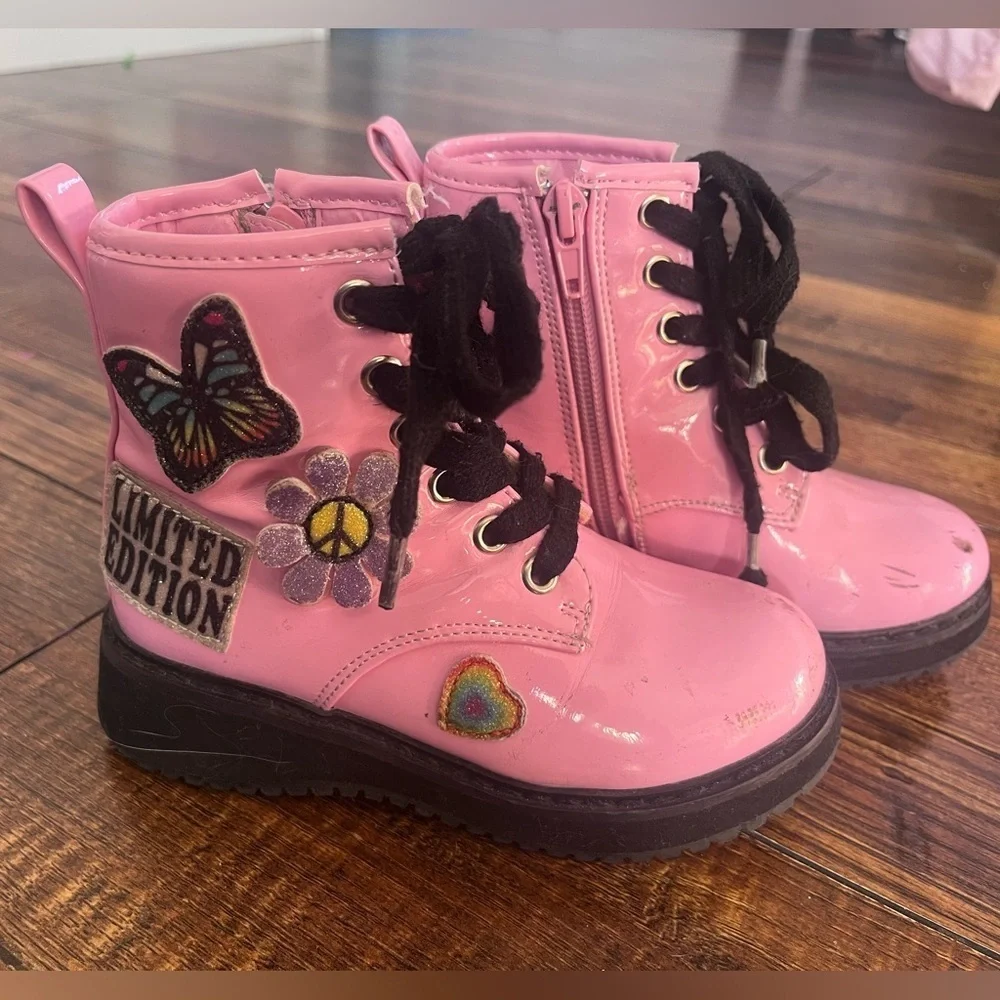 Steve Madden Toddler Combat Boots